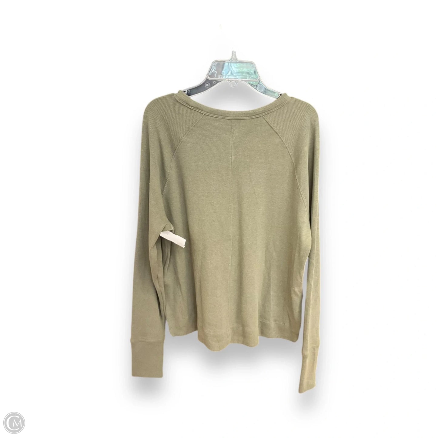 Top Long Sleeve By Athleta In Green, Size: Xs