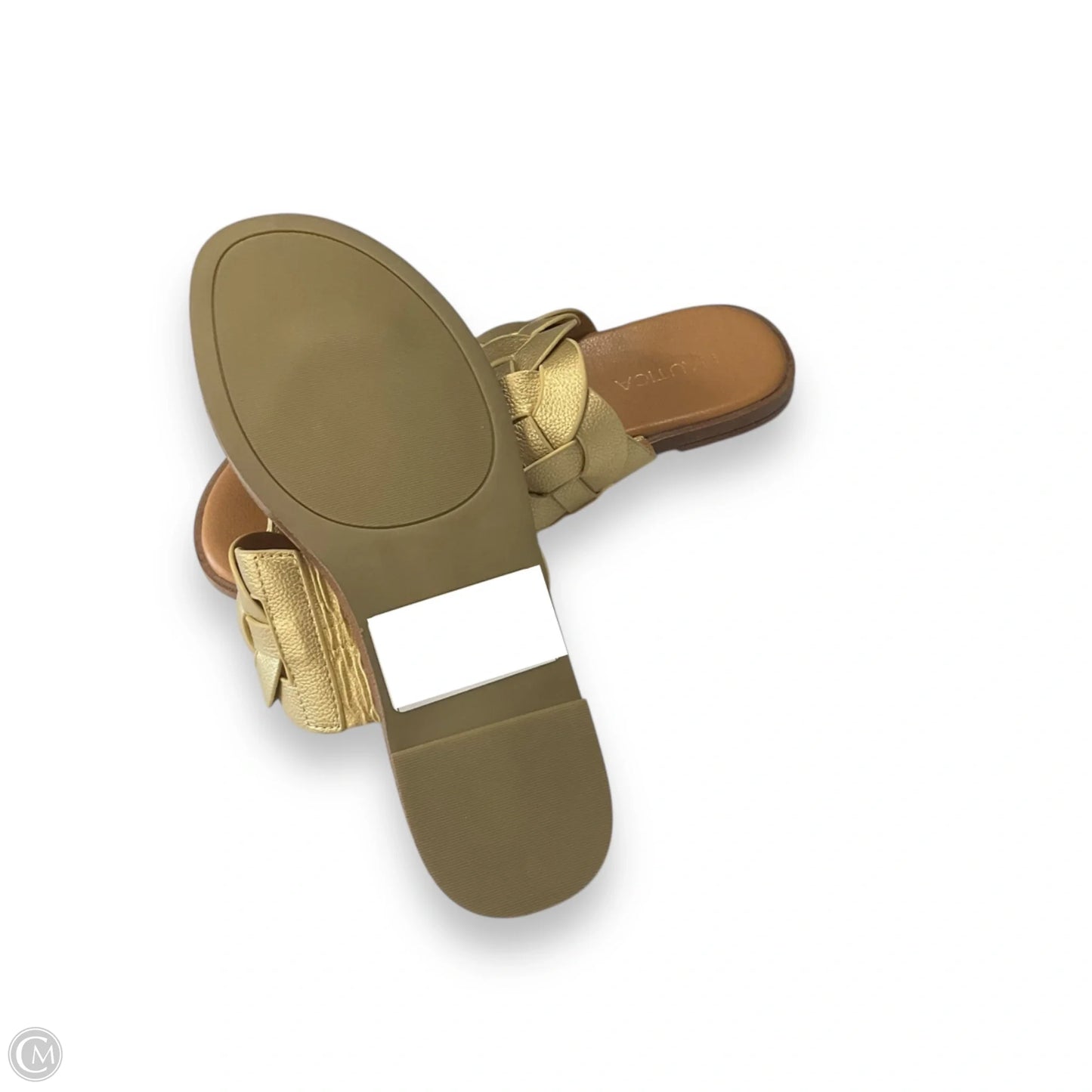 Sandals Flats By Nautica In Gold, Size: 6.5