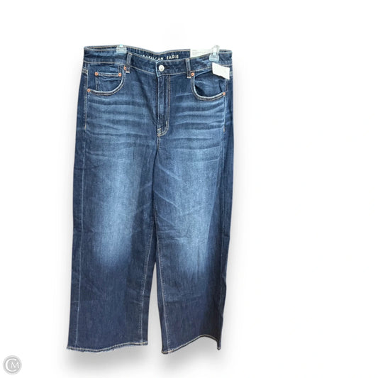 Jeans Boot Cut By American Eagle In Blue Denim, Size: 12