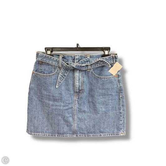 Skirt Mini & Short By Madewell In Blue Denim, Size: 4