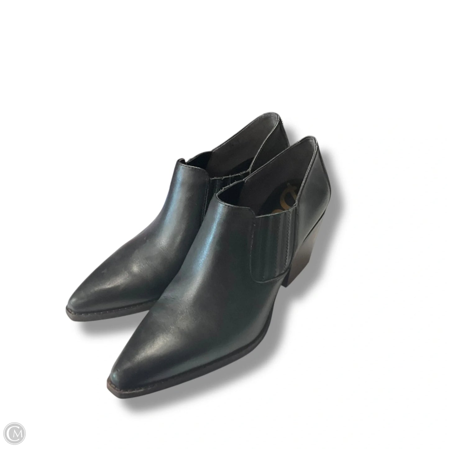 Boots Ankle Heels By Sam Edelman In Black, Size: 10