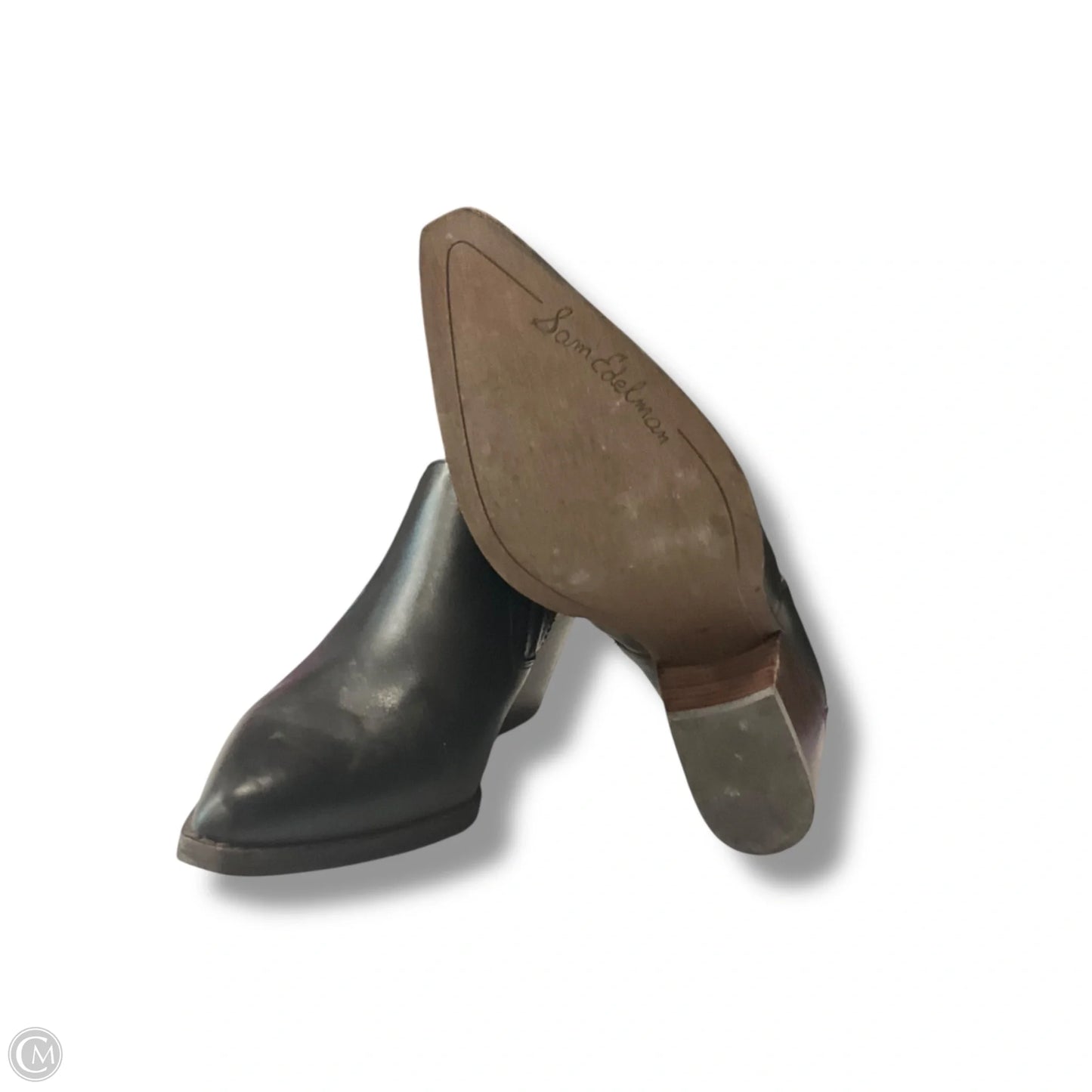 Boots Ankle Heels By Sam Edelman In Black, Size: 10