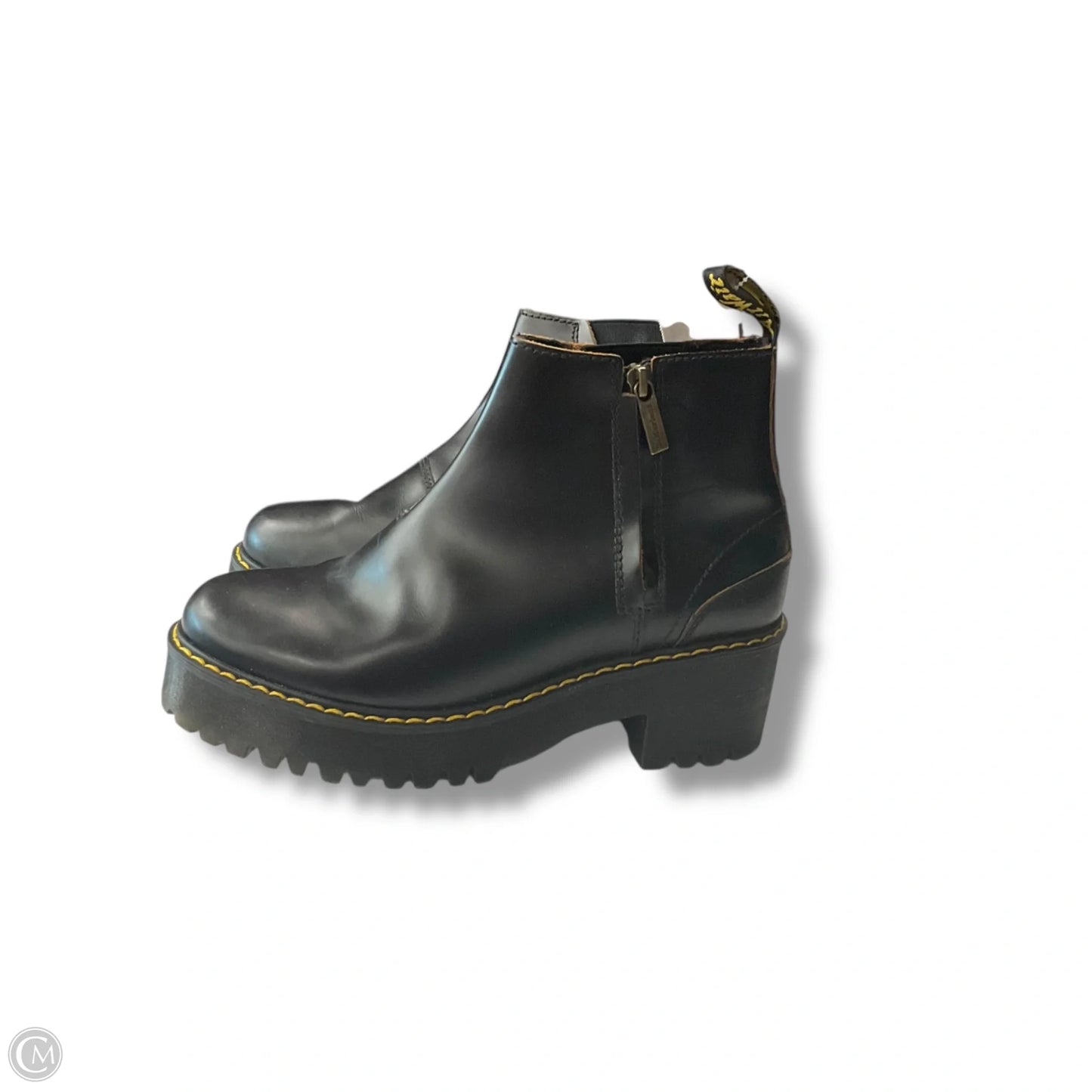 Boots Ankle Heels By Dr Martens In Black, Size: 8