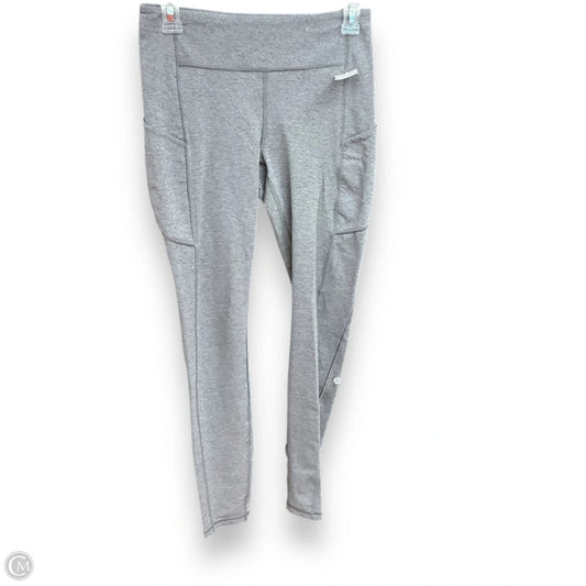 Athletic Leggings By Lululemon In Grey, Size: 6