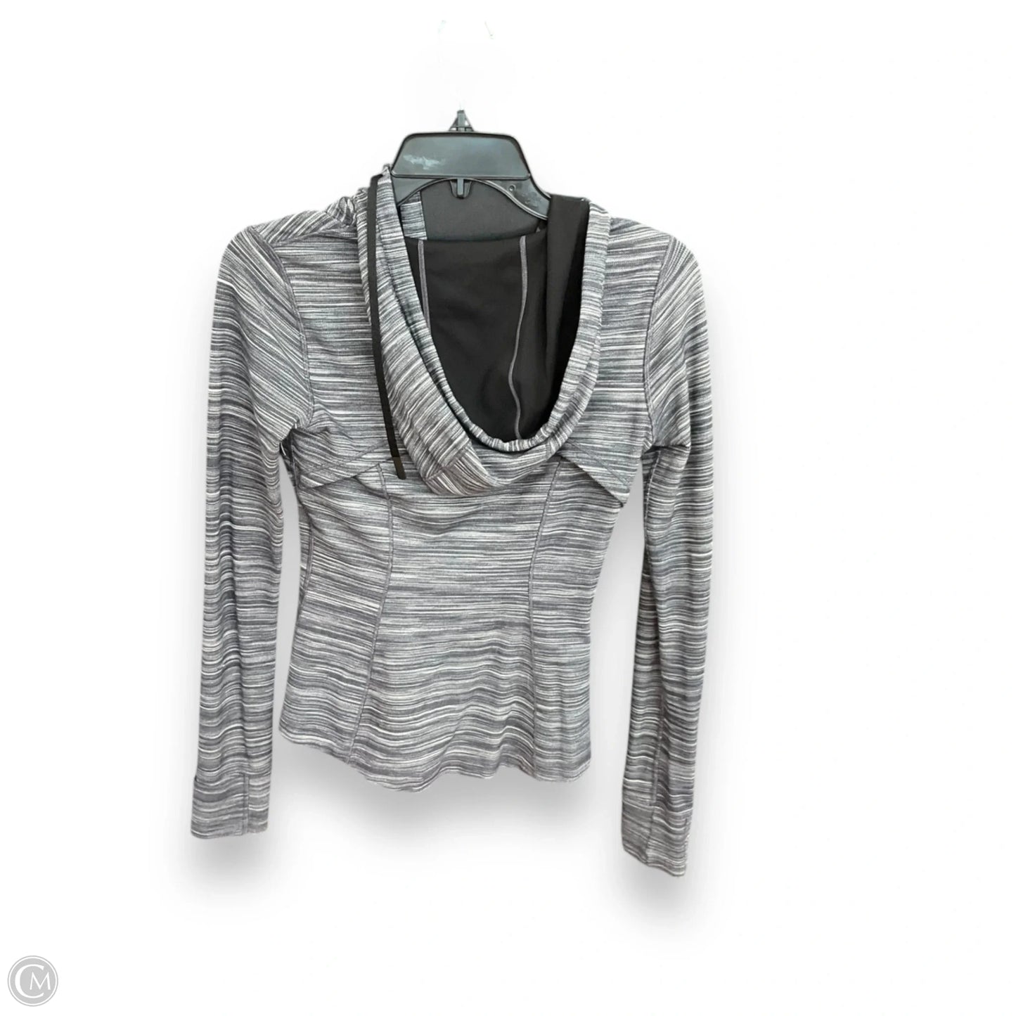 Athletic Jacket By Lululemon In Grey, Size: 4