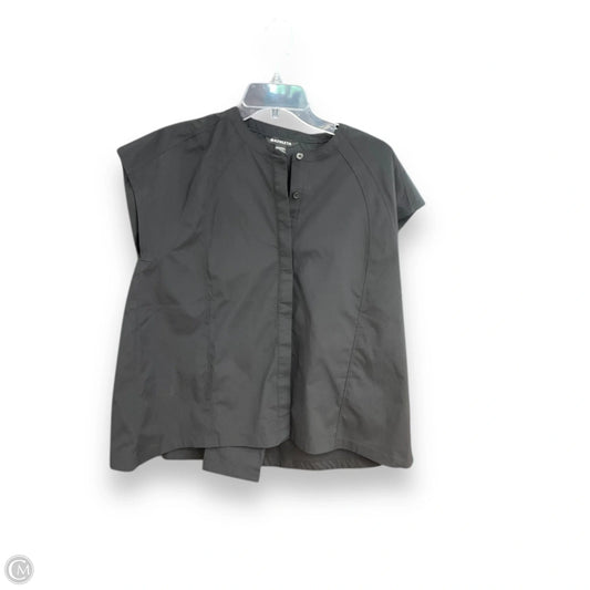 Blouse Short Sleeve By Athleta In Black, Size: M