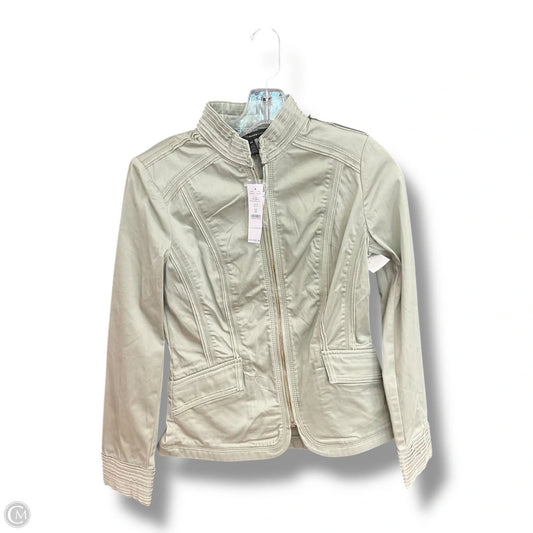 Jacket Moto By White House Black Market In Green, Size: Xs