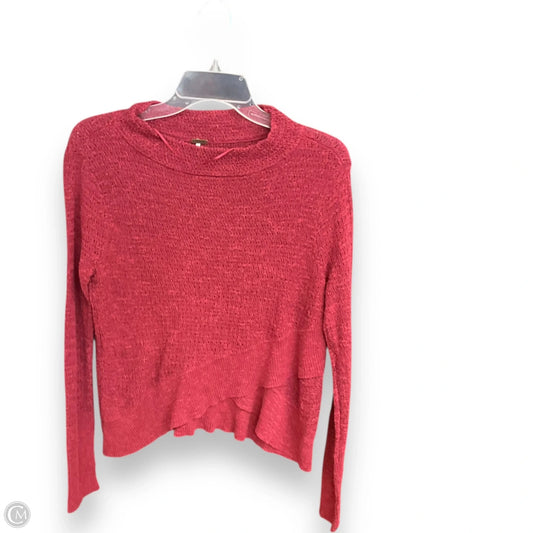 Top Long Sleeve By Free People In Red, Size: Xs