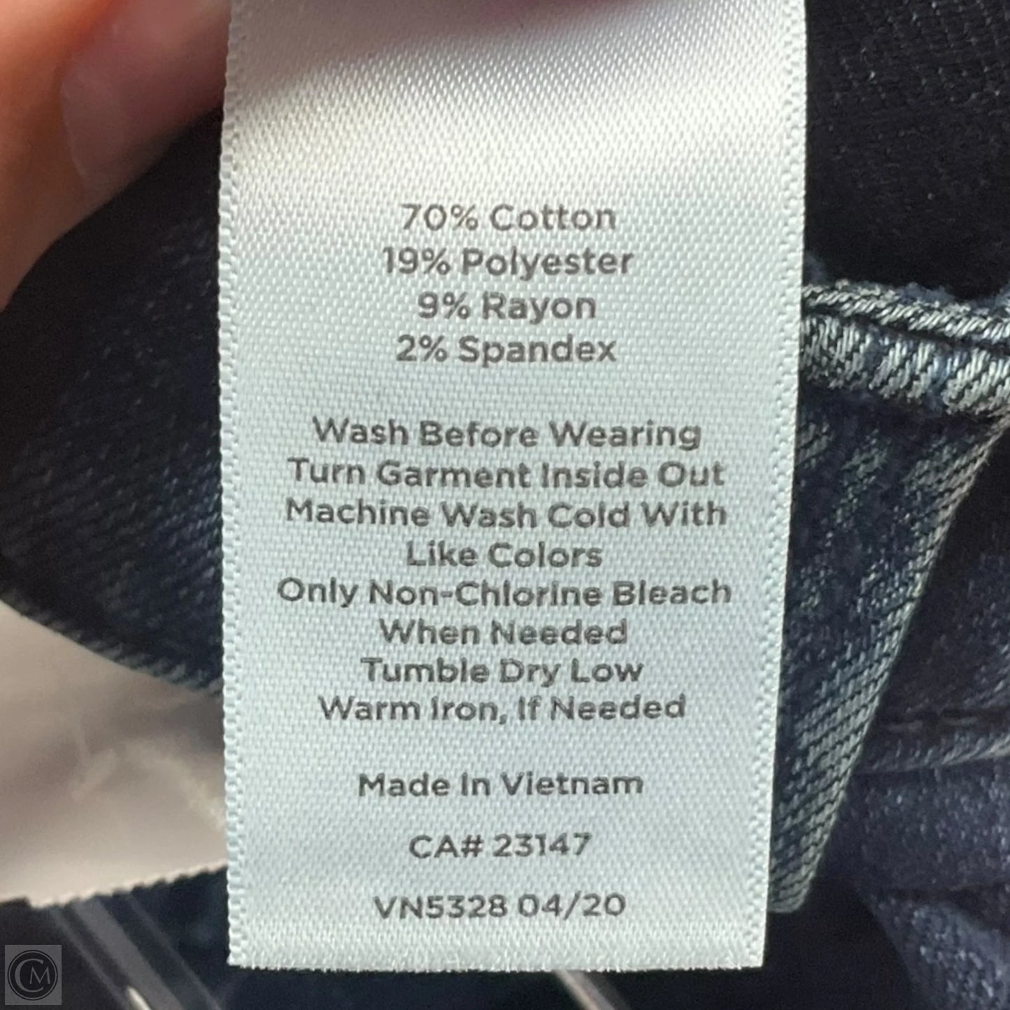 Jeans Skinny By Talbots In Blue Denim, Size: 10