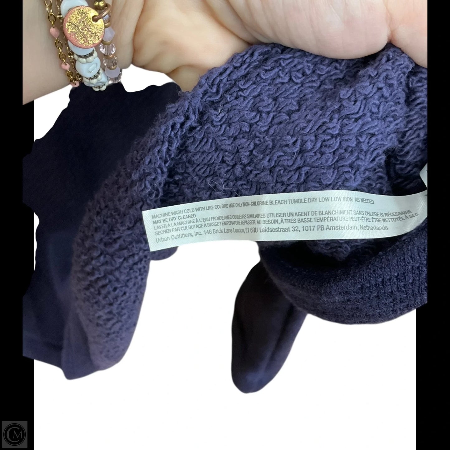 Sweatshirt Collar By Free People In Purple, Size: S