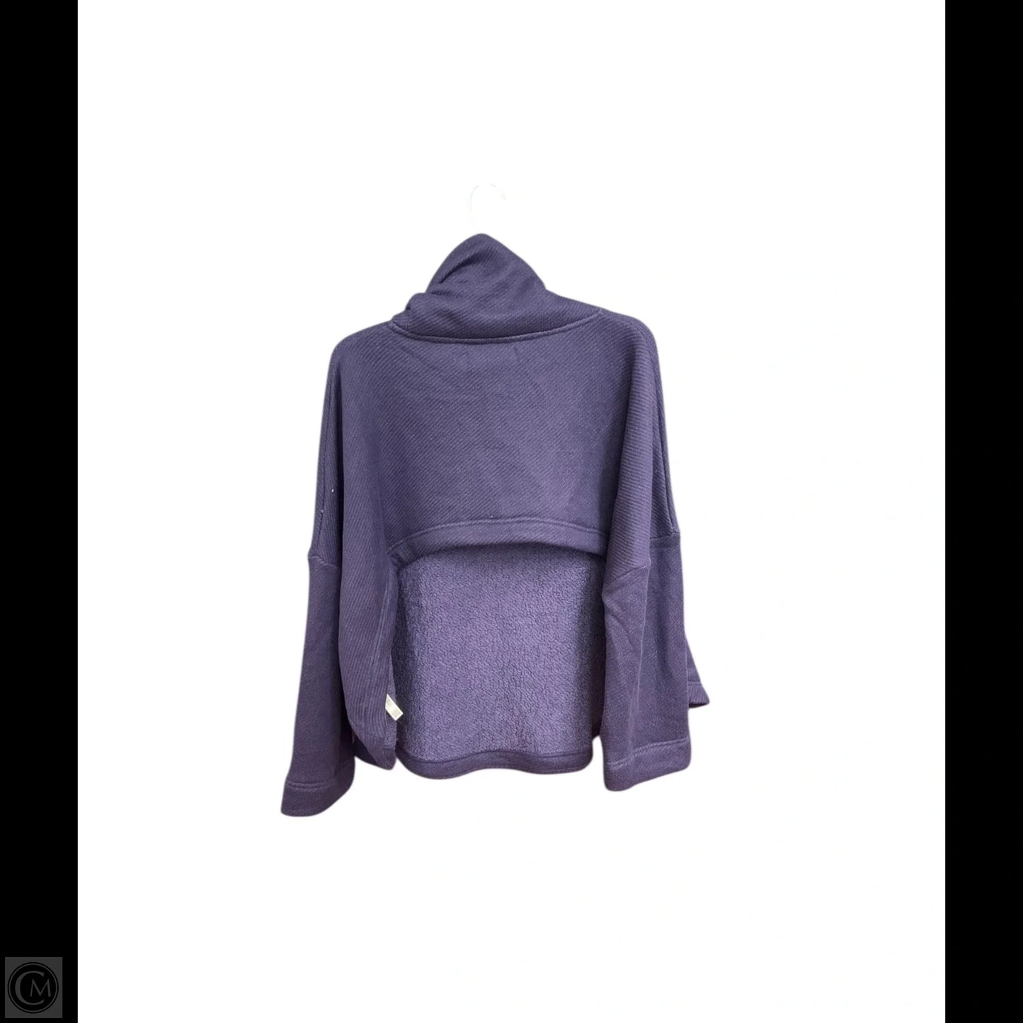 Sweatshirt Collar By Free People In Purple, Size: S