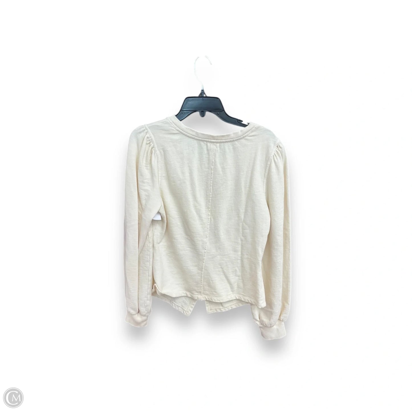 Top Long Sleeve By Pilcro In Cream, Size: M