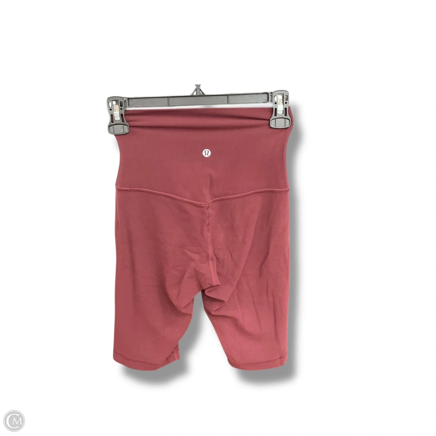 Athletic Shorts By Lululemon In Maroon, Size: 4