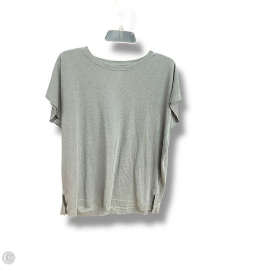 Top Short Sleeve By Athleta In Grey, Size: S