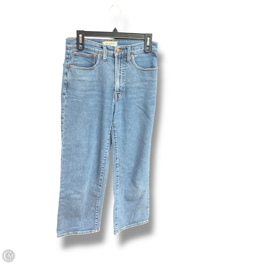 Jeans Wide Leg By Madewell In Blue Denim, Size: 2