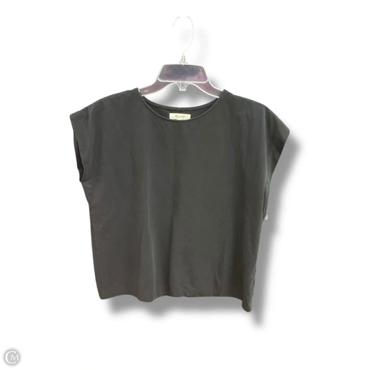 Top Short Sleeve Basic By Madewell In Black, Size: S