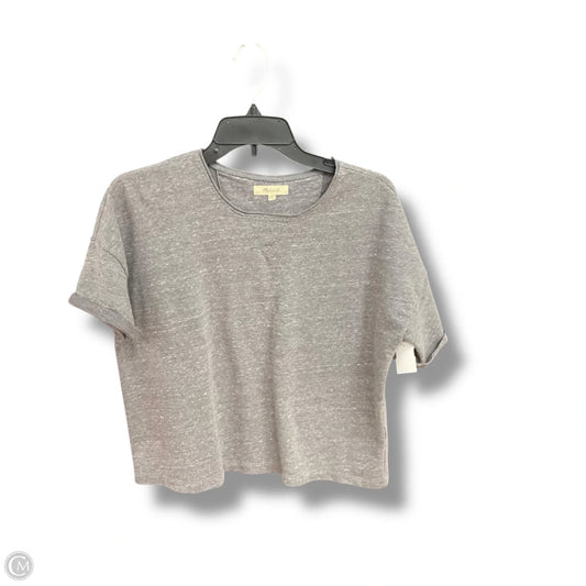 Top Short Sleeve By Madewell In Grey, Size: Xs