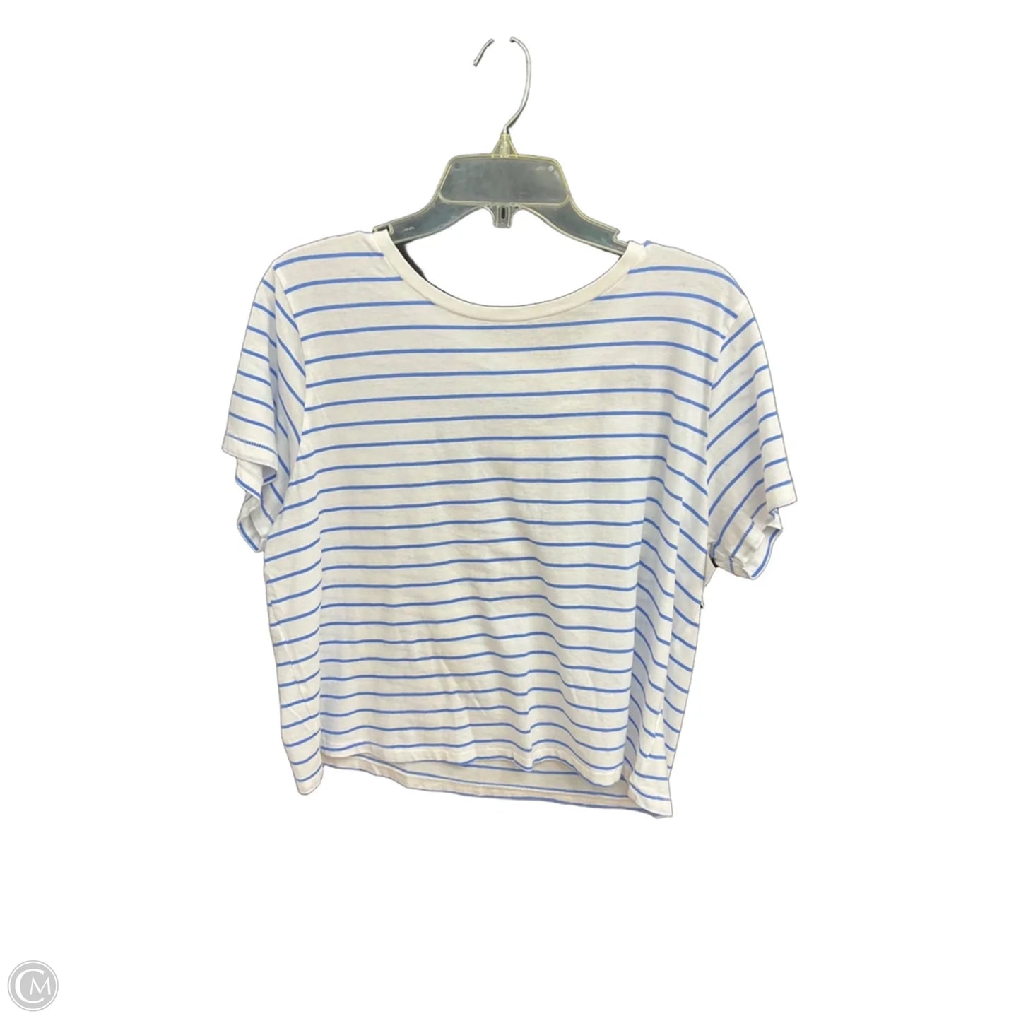 Top Short Sleeve Basic By Universal Thread In Striped Pattern, Size: Xxl