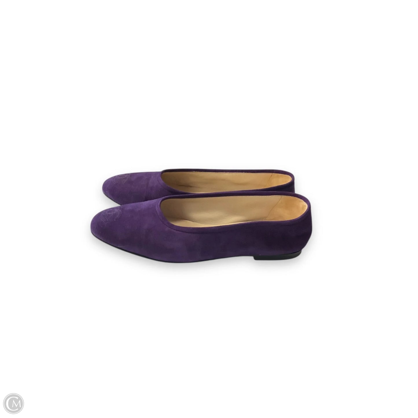 Shoes Luxury Designer By Chanel In Purple, Size: 7