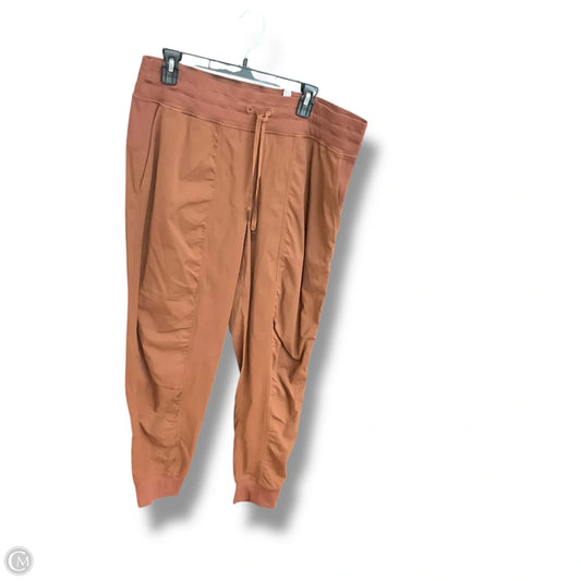 Athletic Pants By Lululemon In Brown, Size: 14