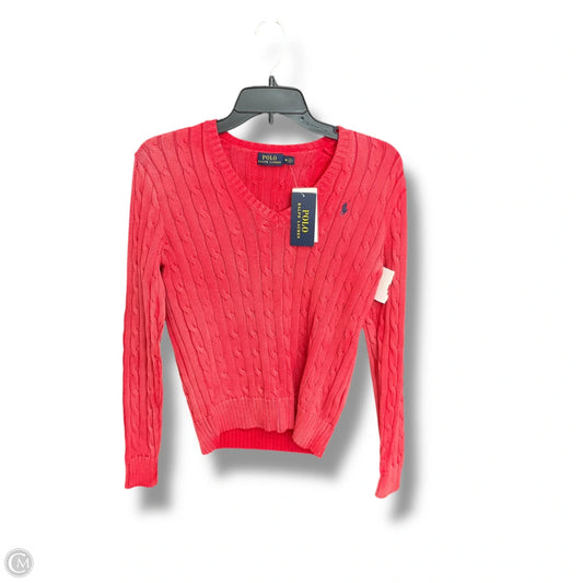 Sweater By Polo Ralph Lauren In Pink, Size: M