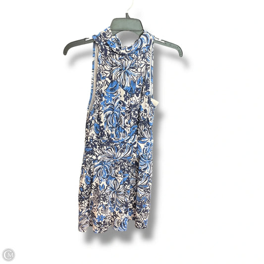 Dress Designer By Lilly Pulitzer In Blue & White, Size: Xs