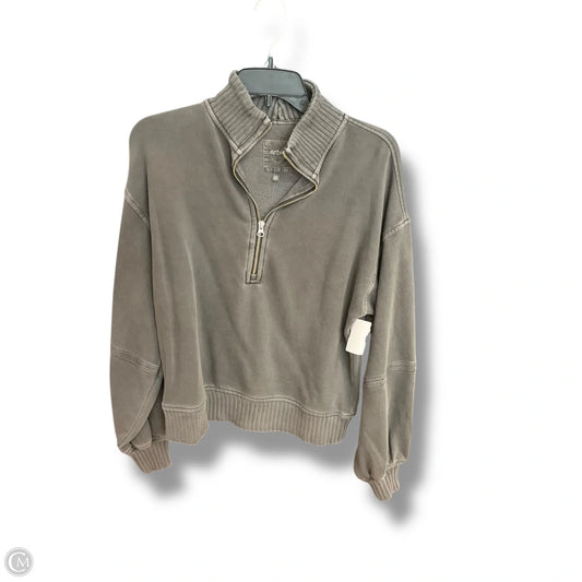 Sweatshirt Collar By Aerie In Grey, Size: Xs