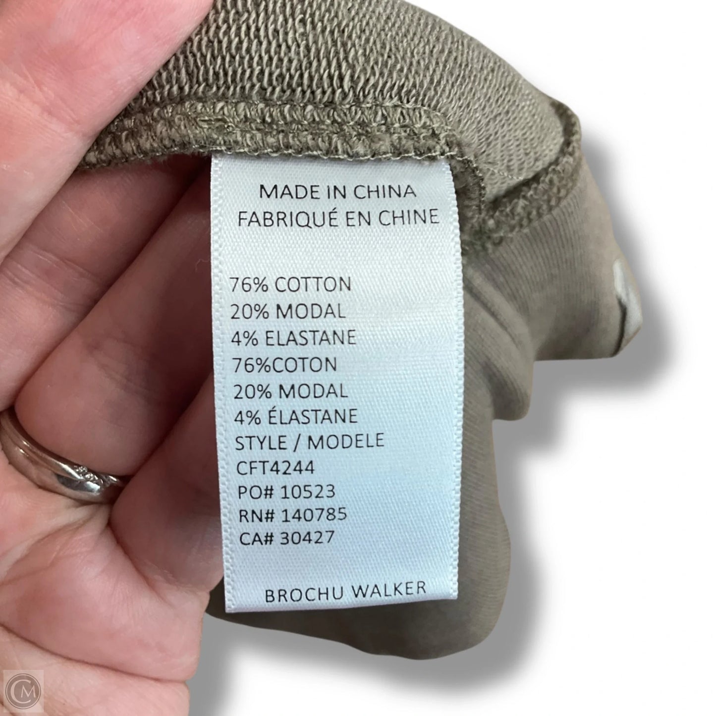 Sweatshirt Crewneck By Brochu Walker In Brown, Size: S