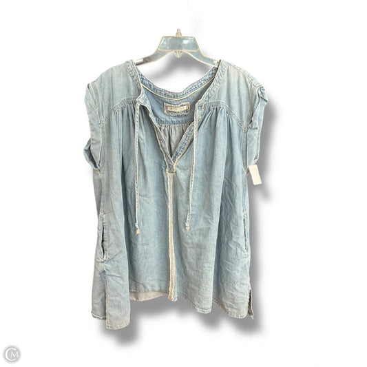 Tunic Sleeveless By We The Free In Blue Denim, Size: M