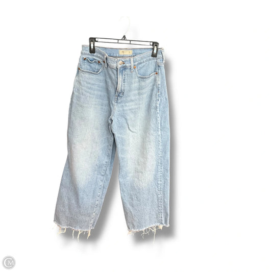 Jeans Straight By Madewell In Blue Denim, Size: 8