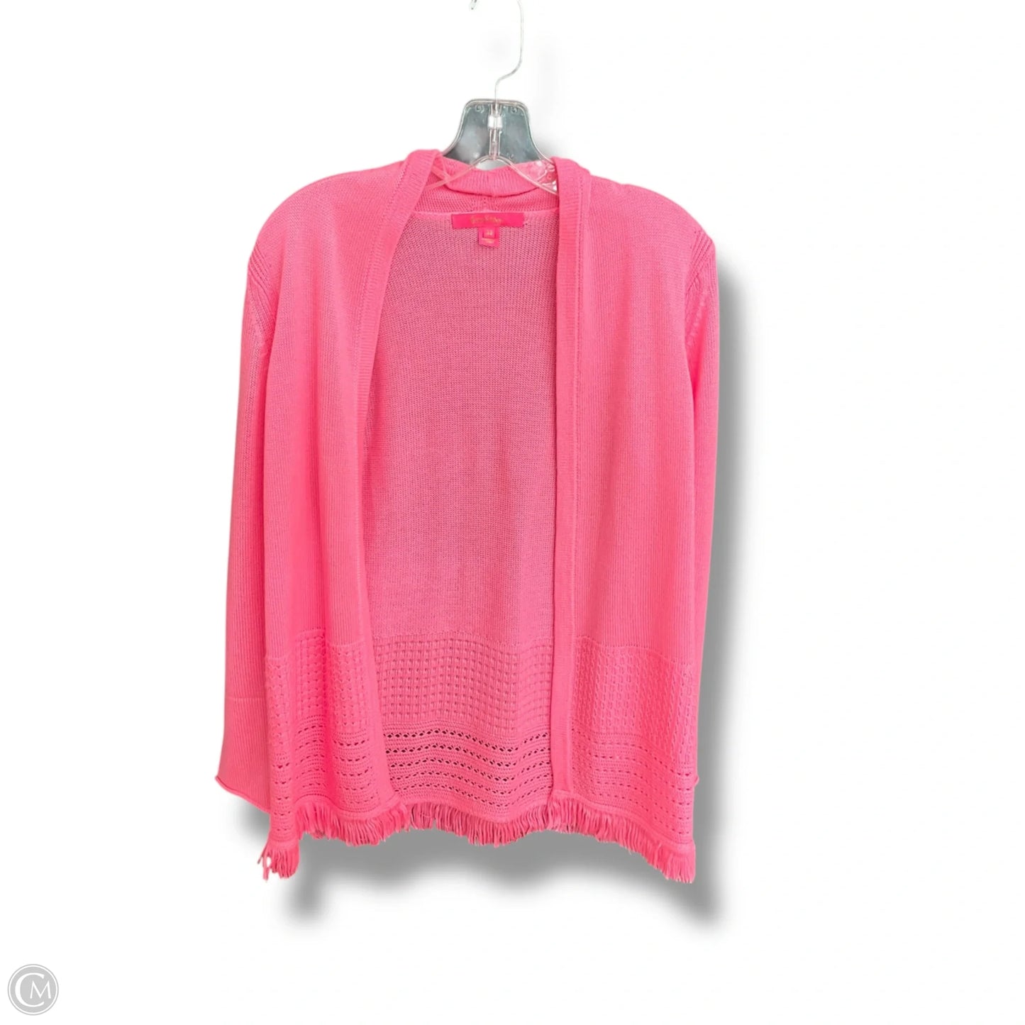 Sweater Cardigan Designer By Lilly Pulitzer In Pink, Size: Xs
