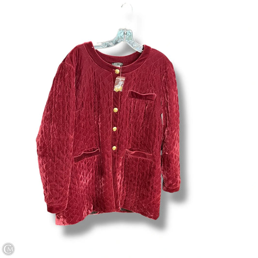 Coat Puffer & Quilted By Venus In Red, Size: Xl