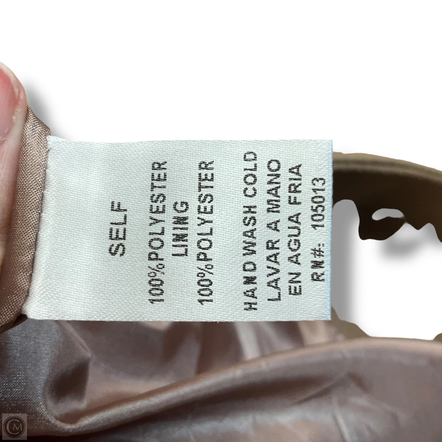 Coat Trench Coat By Andree By Unit In Brown, Size: S