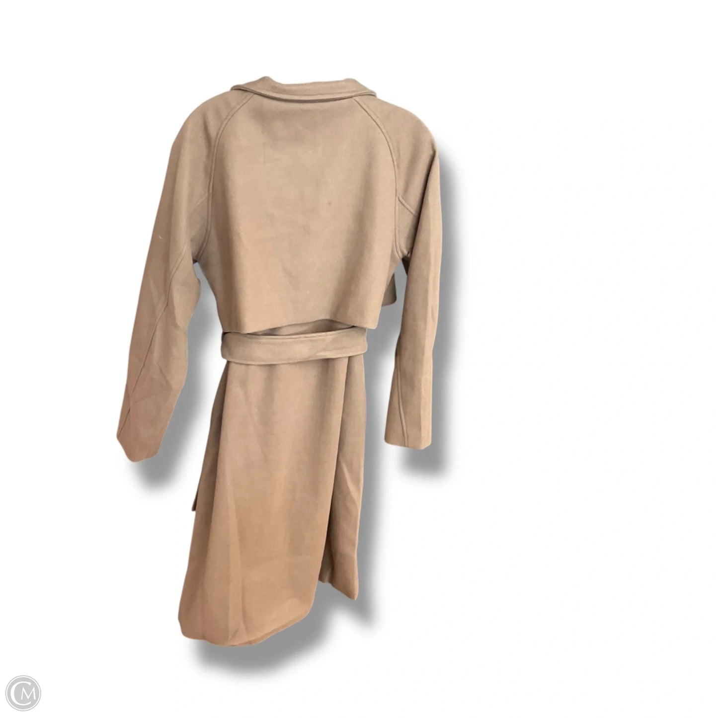 Coat Trench Coat By Andree By Unit In Brown, Size: S