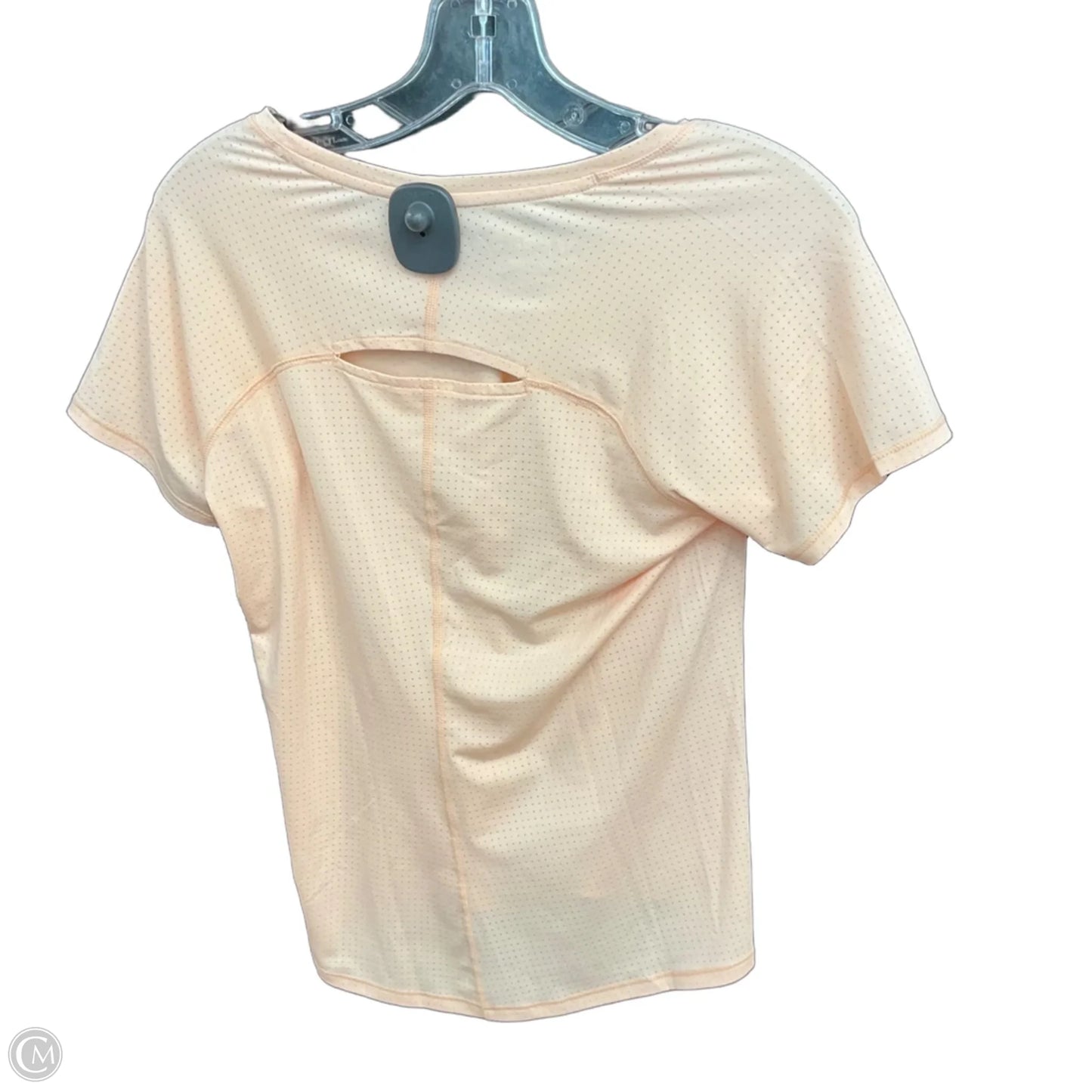 Athletic Top Short Sleeve By Clothes Mentor In Peach, Size: Xs