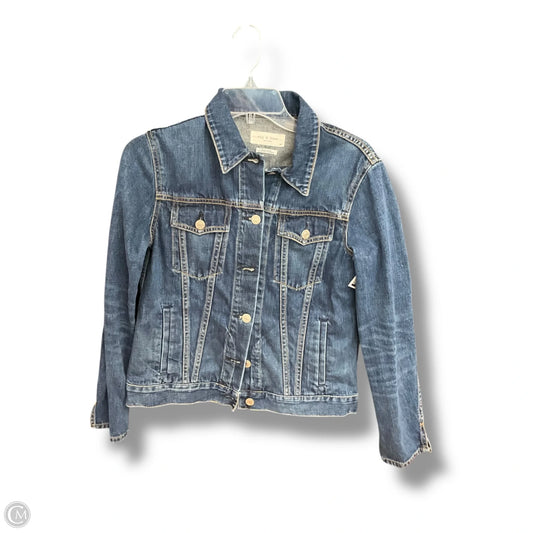 Jacket Denim By Rag And Bone In Blue Denim, Size: S