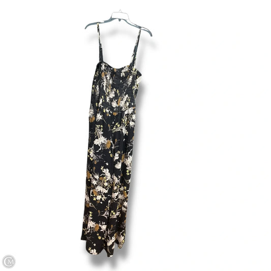 Jumpsuit By Pilcro In Floral Print, Size: L
