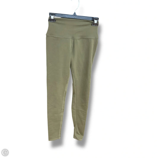 Athletic Leggings By Alo In Green, Size: Xs