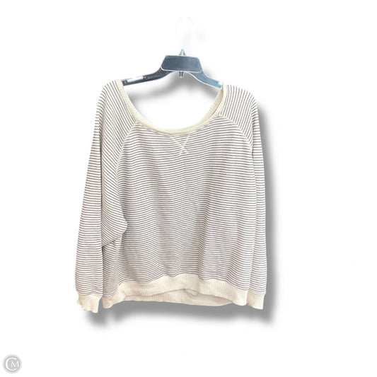 Top Long Sleeve By American Eagle In Striped Pattern, Size: Xl