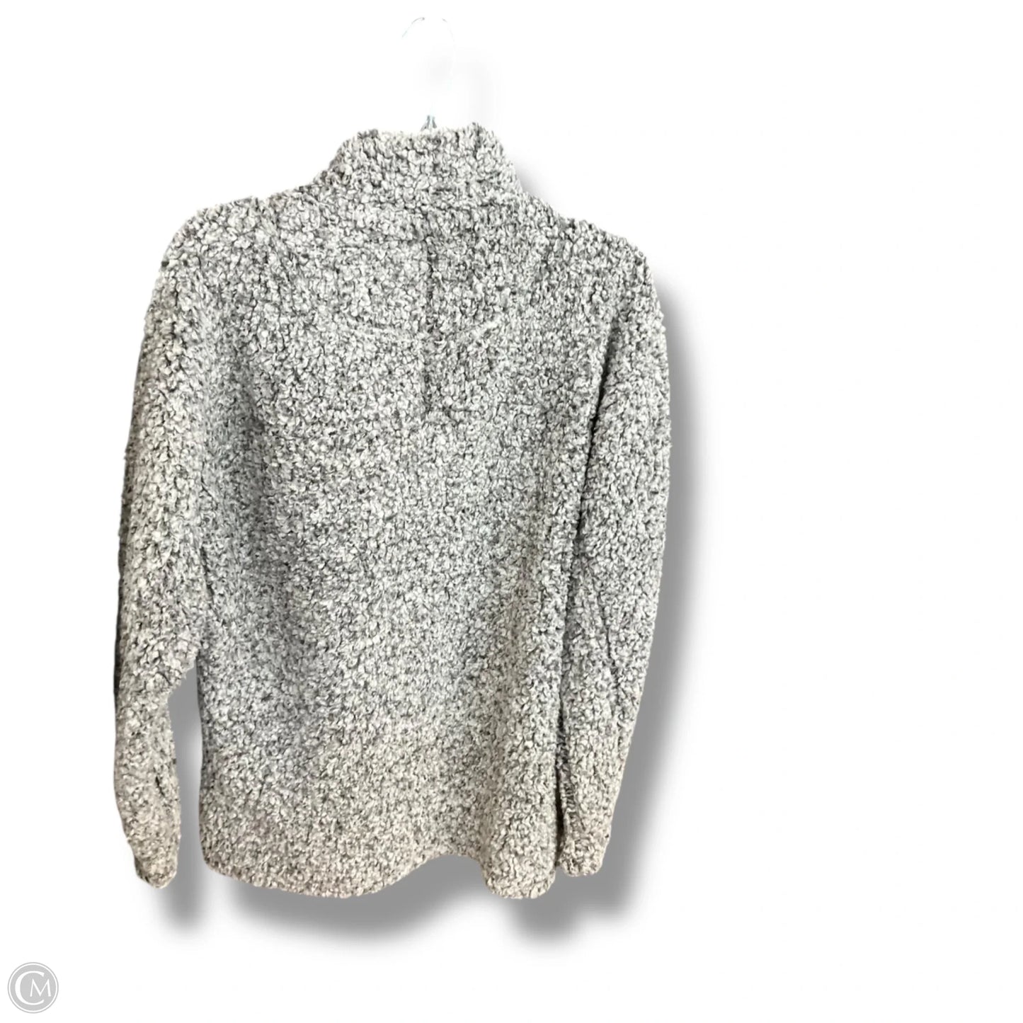 Jacket Faux Fur & Sherpa By True Grit In Grey, Size: M