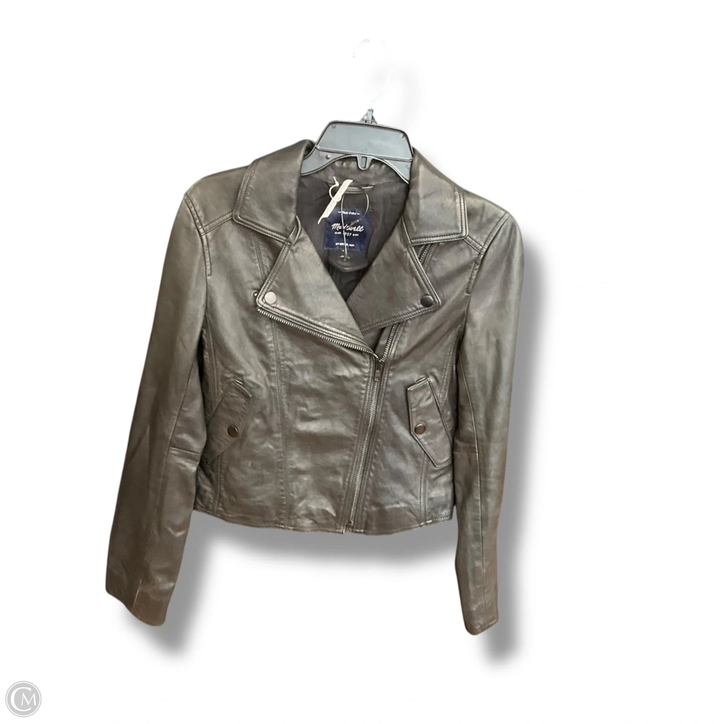 Jacket Moto By Madewell In Black, Size: Xs