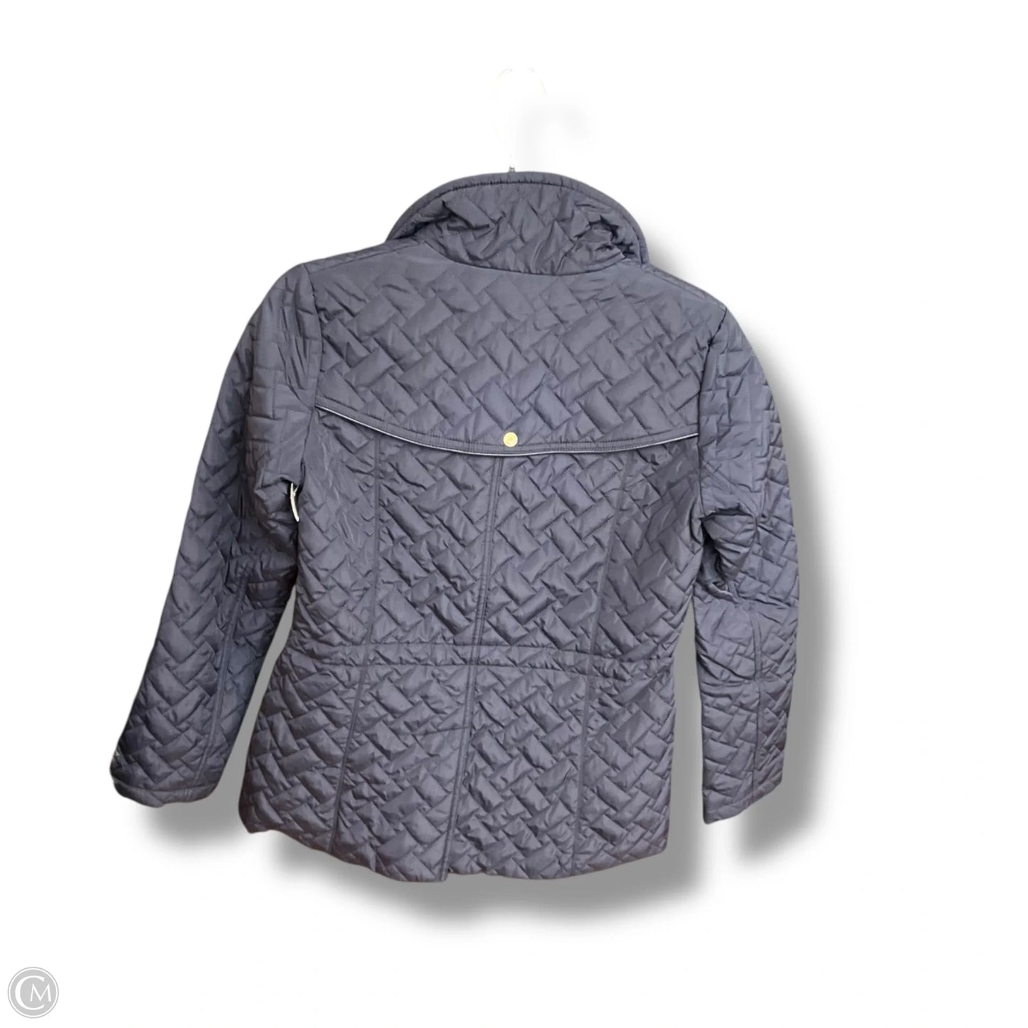 Jacket Puffer & Quilted By Cole-haan In Navy, Size: Xs