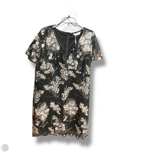 Dress Party Short By Clothes Mentor In Black, Size: 2x