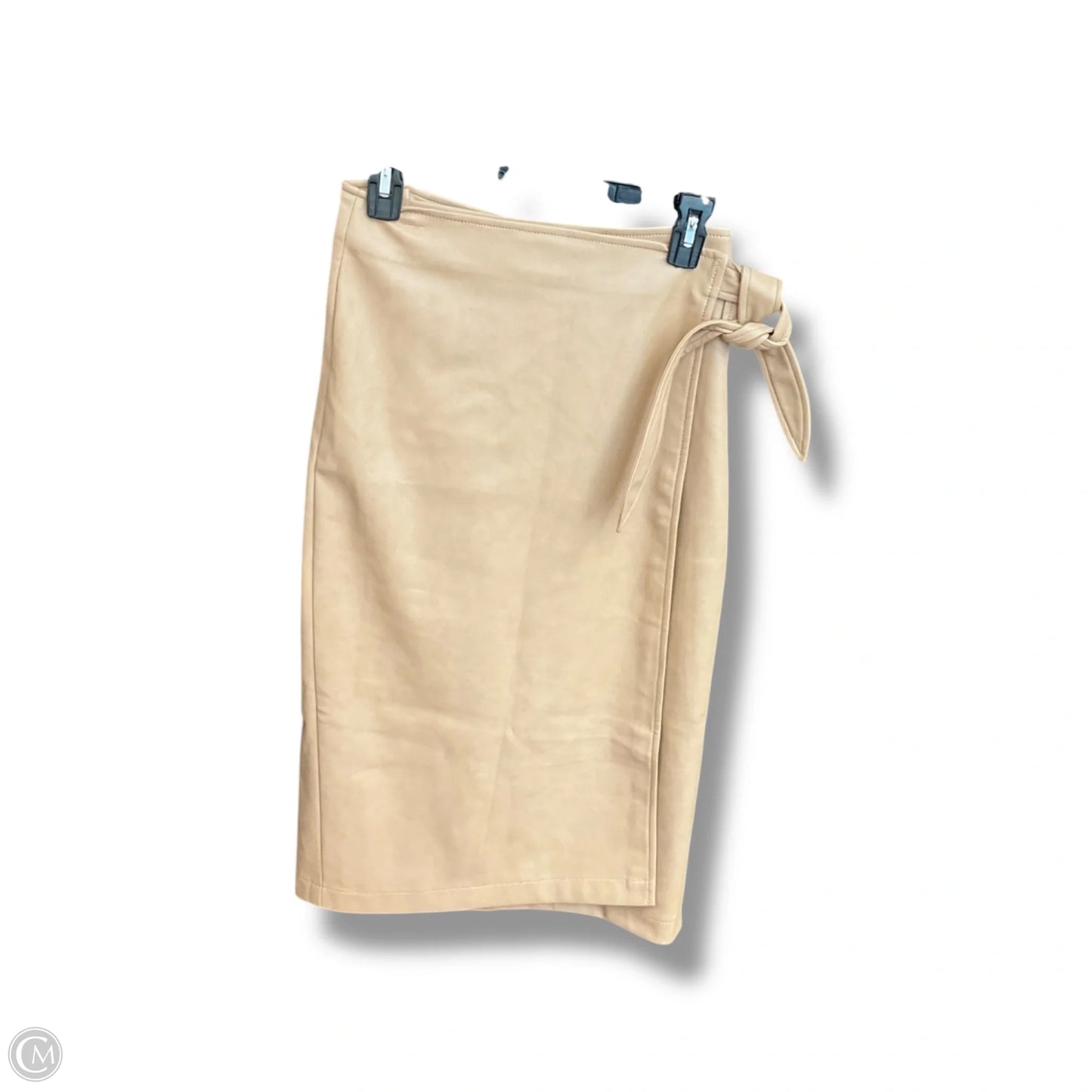 Skirt Midi By 7 For All Mankind In Taupe, Size: S