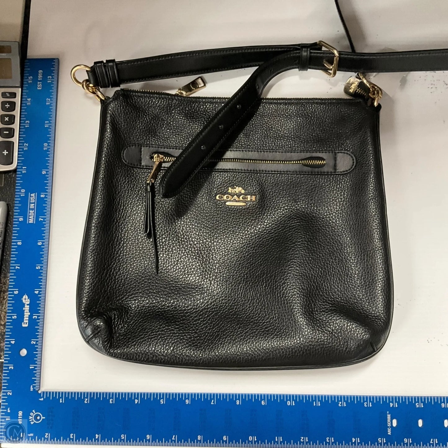 Crossbody Designer By Coach, Size: Large