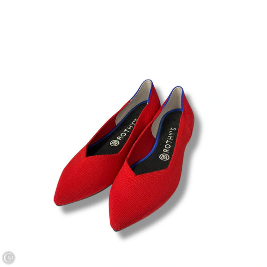 Shoes Flats By Rothys In Red, Size: 10