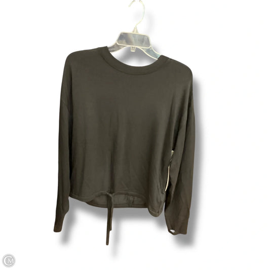 Athletic Top Long Sleeve Crewneck By Athleta In Black, Size: M