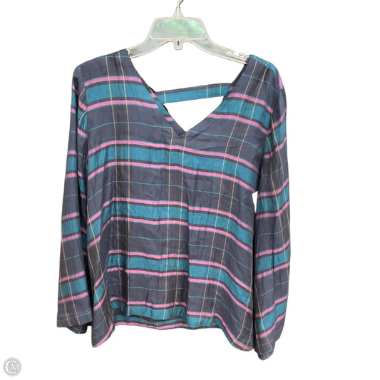 Top Long Sleeve By Loft In Multi-colored, Size: M