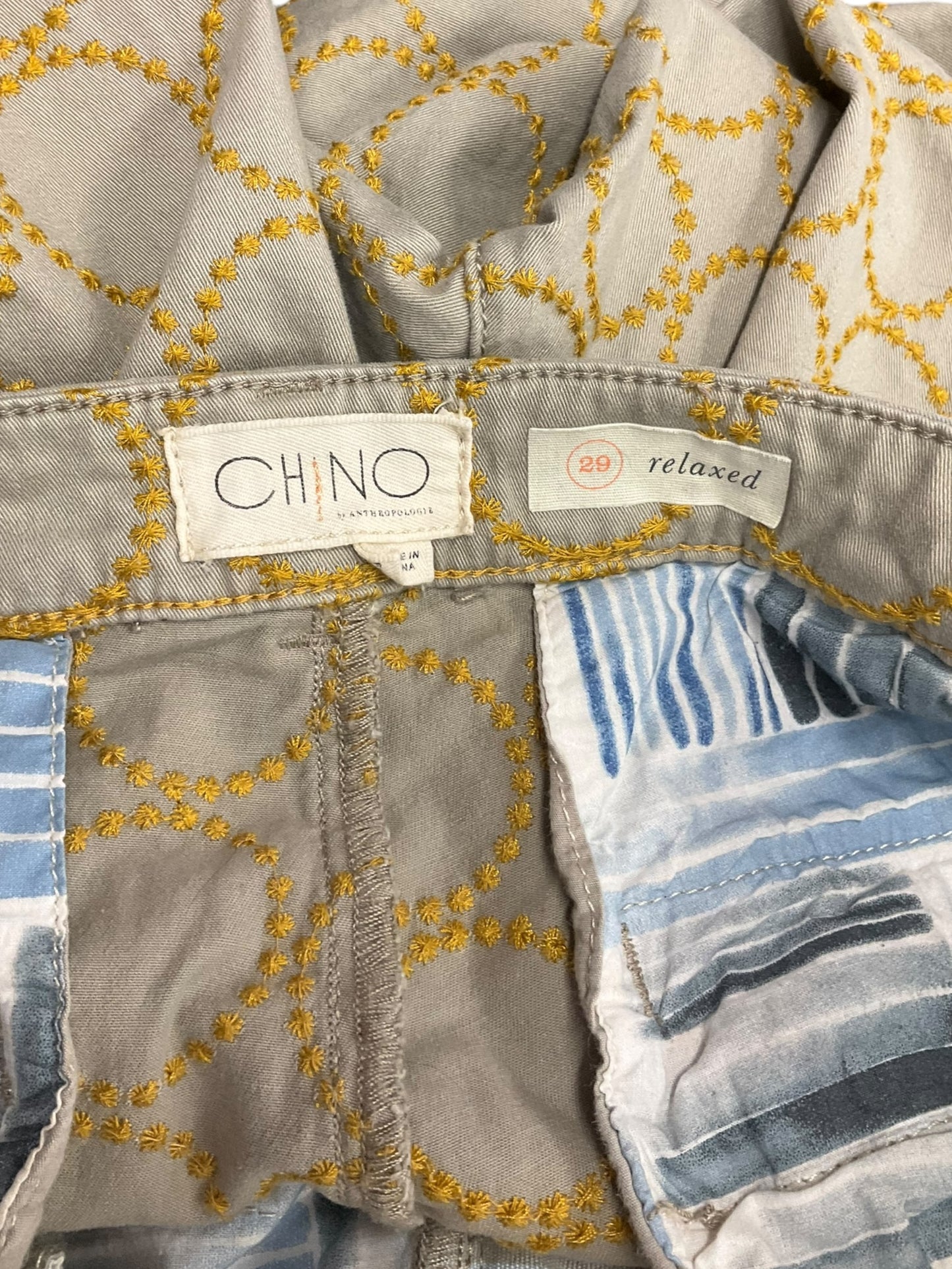 Pants Chinos & Khakis By Anthropologie In Grey, Size: 8