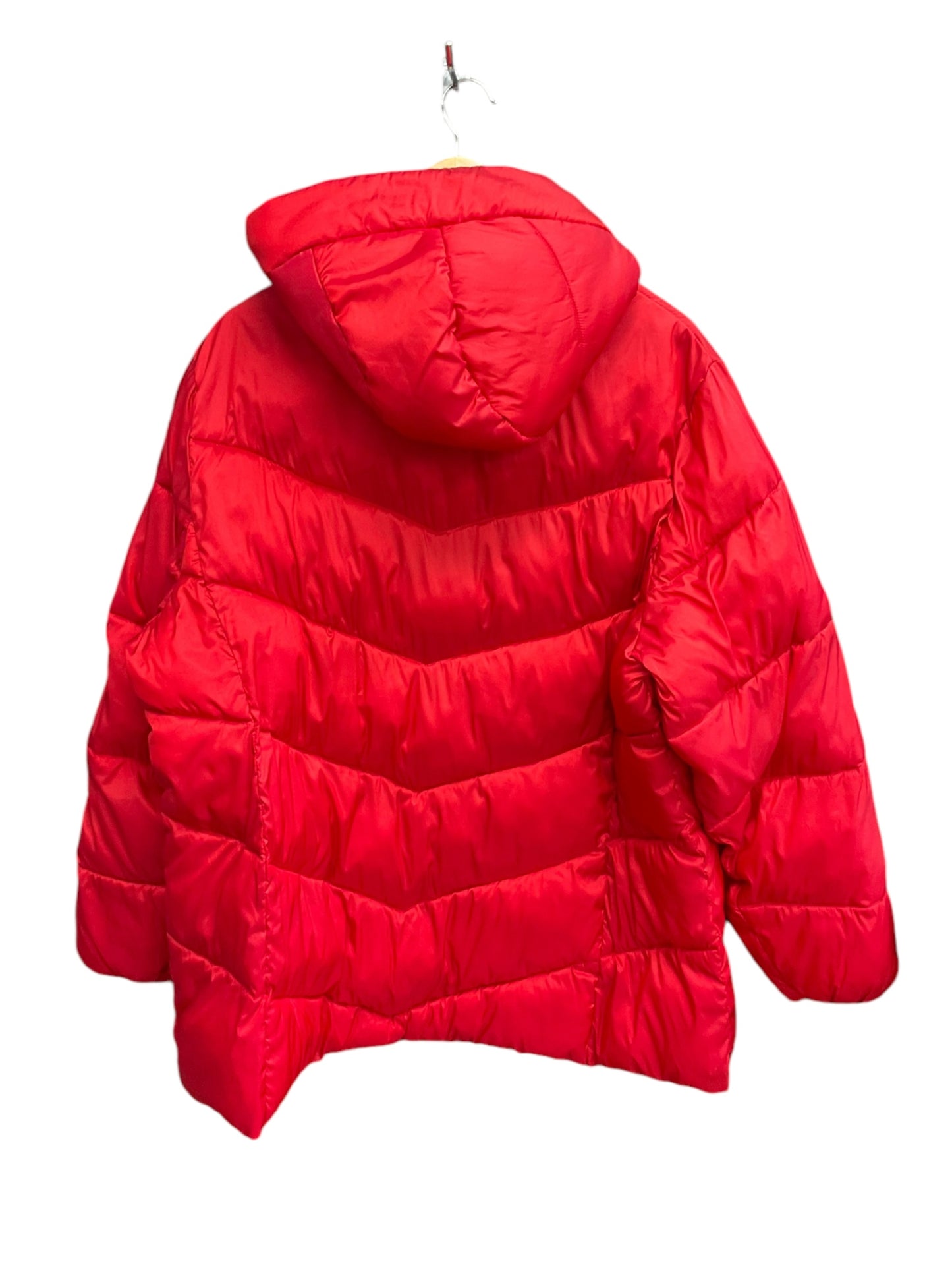 Coat Puffer & Quilted By Lane Bryant In Red, Size: 1x